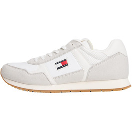 Кросівки Tommy Jeans Runner Casual Low Top для чоловіків, білі (White Ecru), розмір 44 EU