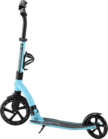 Самокат дитячий та дорослий STAR SCOOTER алюмінієвий, колеса 230мм, блакитний