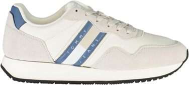 Чоловічі кросівки Tommy Hilfiger - білі спортивні (45 EU, Grey Stratus Grey)