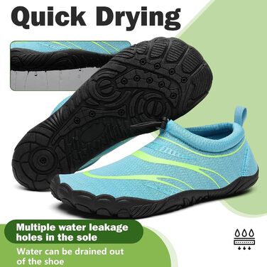 Шкарпетки-сланці Mishansha: дихаючі, антиковзні, з товстою підошвою, розмір 36-46, колір блакитний