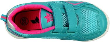 Дитячі спортивні зала Halenturnschuhe Lico для залу (35 EU, блакитно-рожеві)