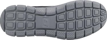 Чоловічі кросівки Skechers Track Ripknit — Спортивне взуття, чорні сітчасті, розмір 43 EU