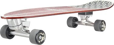 Лонгборд STAR SCOOTER Surf Skateboard Vintage Retro Cruiser, ABEC-11, повний комплект, універсальний, Tropical
