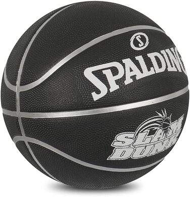 Баскетбольний м'яч Spalding Dunk Black для чоловіків, офіційний розмір 7, без насоса
