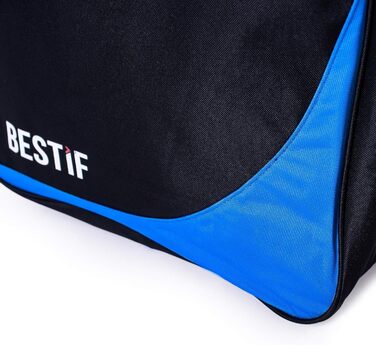 Набір для перевезення лиж та черевиків Skitasche: водонепроникний мішок для лиж до 175 см та сумка для черевиків | Чорний