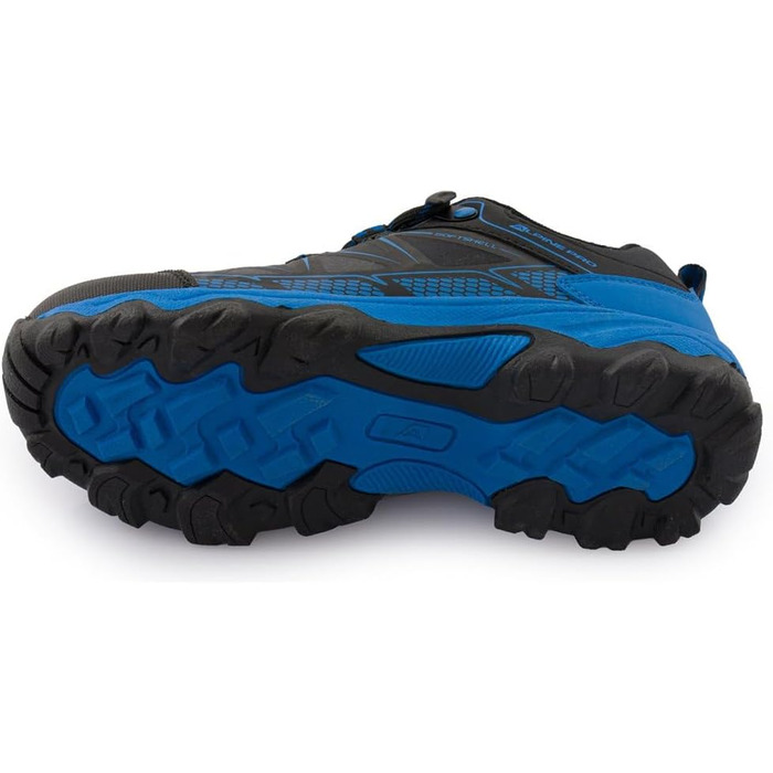 Дитячі трекінгові черевики Alpine PRO FARO, блакитні, розмір 33 EU. Легкі, дихаючі, для активного відпочинку та походів. Міцний Softshell, гумова підошва.