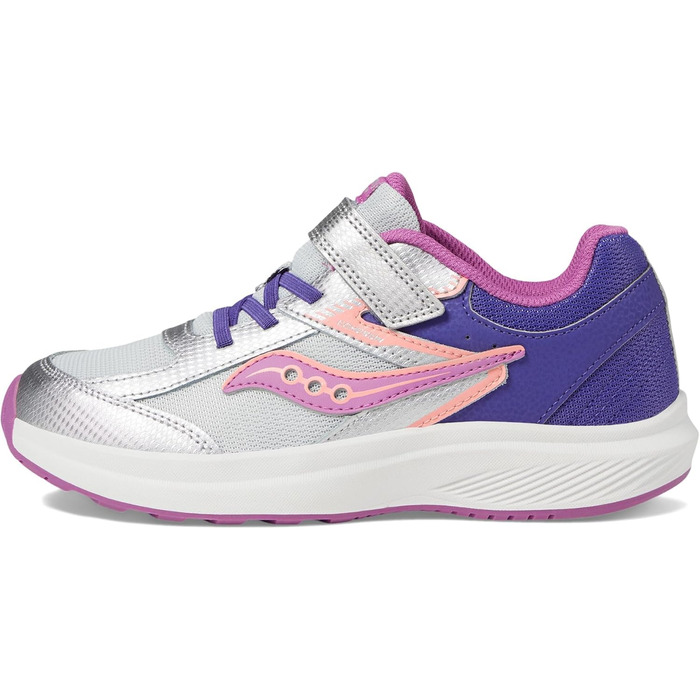 Кросівки Saucony Cohesion KDZ A/C для дітей (маленькі та великі розміри) - чорний, сірий, зелений, фіолетовий, сріблястий, рожевий