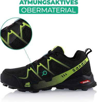 Трекінгові черевики для жінок та чоловіків, трекінгові, для хайкінгу, хайкінгу, пішого туризму, хайкінгу, пішого туризму, зелені, чорні, розмір 38 EU