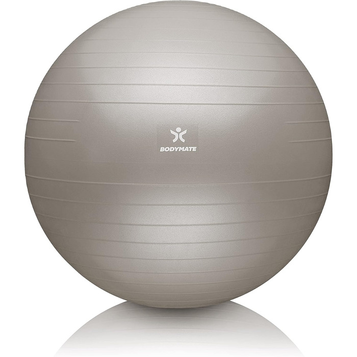 Фітбол BODYMATE для фітнесу, йоги та офісу. 65/75 см. З насосом та E-book.