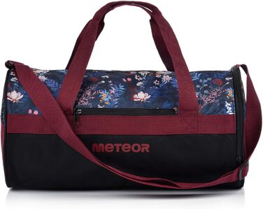 Сумка для спорту та плавання Meteor 25 л, жіноча, чоловіча, дитяча, пляжна, дорожня, для школи, квітковий принт, 48x25x25 см