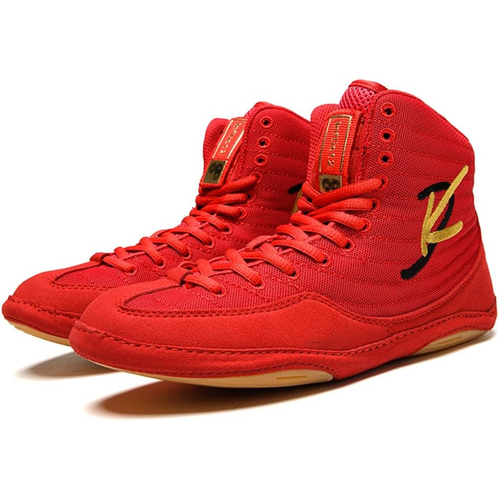 Боксерські черевики для боротьби та боксу, чоловічі, жіночі, дитячі, 43 EU, червоні