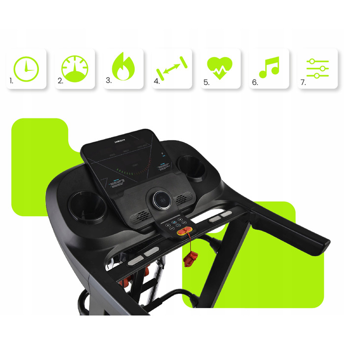 Електрична бігова доріжка Urbogym V680MS (до 120 кг)