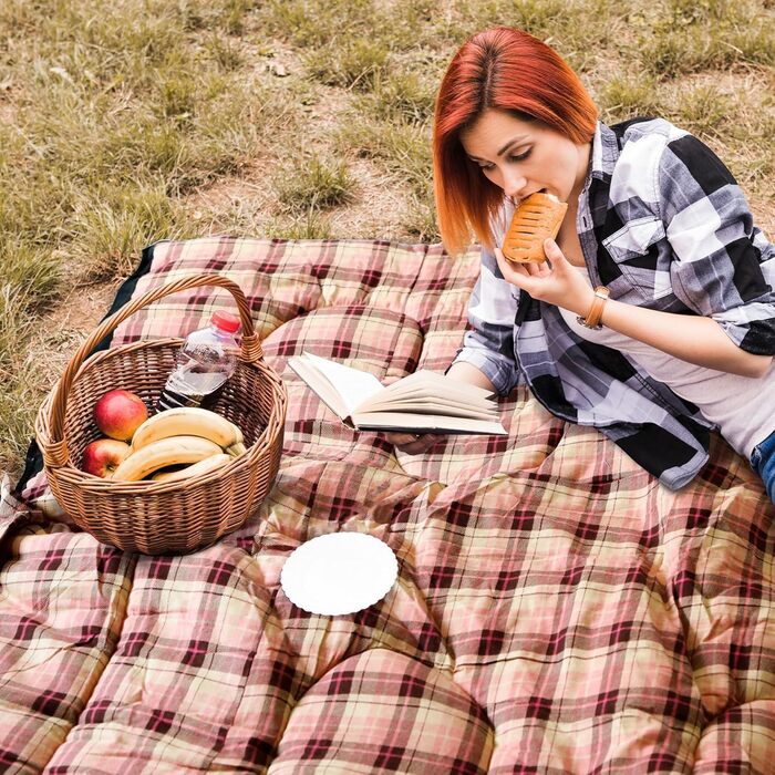 Спальний мішок REDCAMP XL з бавовни, теплий, з капюшоном, фланелевий, компактний, 3-4 сезони, для дорослих та дітей, для кемпінгу, риболовлі, зимовий, коричневий, 2lbs наповнювач