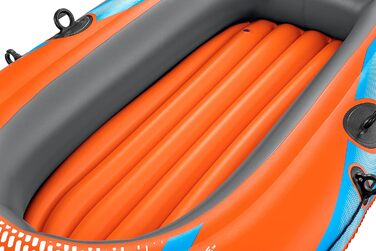 Надувний пліт Bestway 61141 для води, міцний ПВХ, 2-місний, весла у комплекті