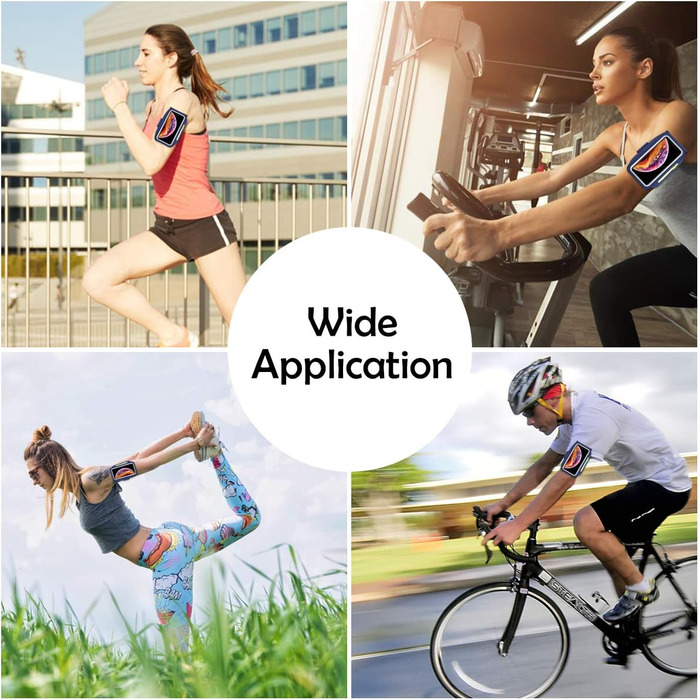 Спортивний браслет для телефону Guzack: універсальний, для бігу, до 6.9' (iPhone, Samsung, Huawei, Xiaomi)