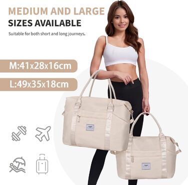 Спортивна сумка Daen FIORETTO: водонепроникна дорожня сумка-дуffel, ідеальна для подорожей та фітнесу, блакитна