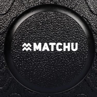 Гиря MATCHU 4/8/12 кг, цільна гума, чорна, міцна, 27x20 см
