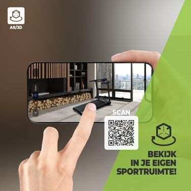 Бігова доріжка VirtuFit TR-50i для дому, складана, з нахилом, вантажопідйомність до 120 кг, 99% зібрана