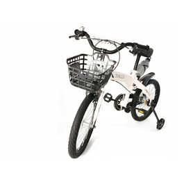 Дитячий велосипед 7Hills, білий, 16 дюймів, 1 швидкість, з крилами та дзвоником