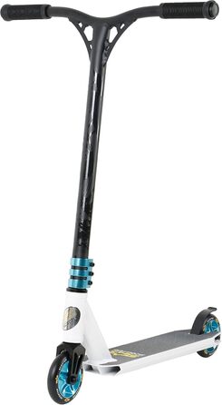 Трюковий самокат STAR SCOOTER Pro Sport 110мм для дітей від 7 років та дорослих, алюмінієвий, HIC, біло-синій