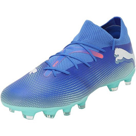 Жіночі футбольні бутси PUMA Future 7 Match Fg/Ag, 37.5 EU, Bluemazing/Puma White/Electric Peppermint