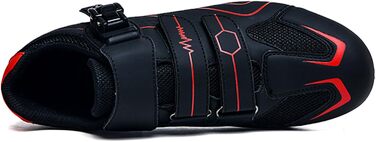 Чоловічі велотуфлі MTB для катання по бездоріжжю, сумісні з SPD, для їзди в приміщенні та на вулиці, з швидкою шнурівкою (47 EU, C)