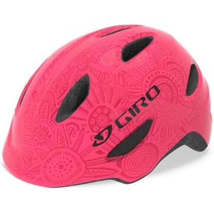 Дитячий велосипедний шолом Giro Scamp MIPS, зелений, матовий чорний, розмір S, 2021