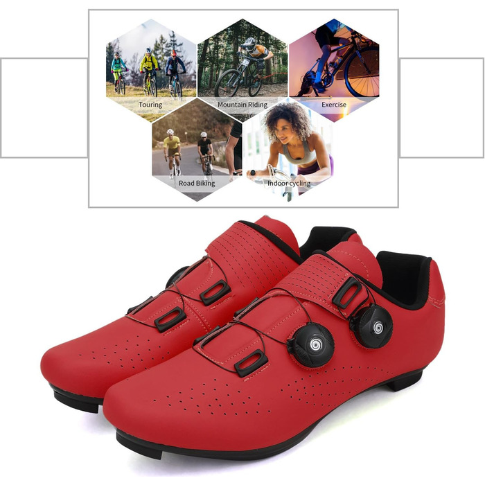 Чоловічі велотуфлі для MTB, шосе та тренувань. Сумісні з SPD/SPD-SL. Дихаючі, для їзди в приміщенні та на вулиці.