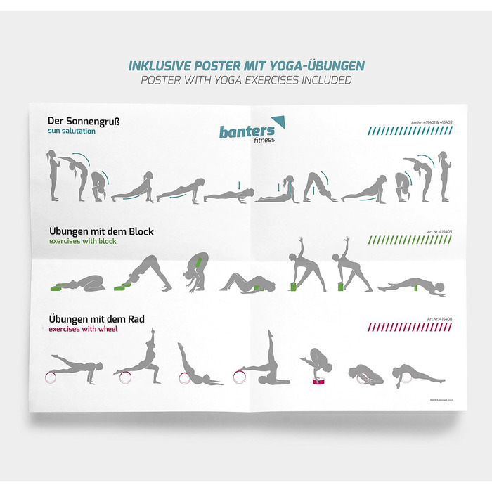 Колесо для йоги Banters з натуральної пробки з інструкцією