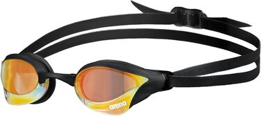 Окуляри для плавання ARENA Cobra Core Swipe Mirror, дзеркальні, унісекс, купер-жовті, для дорослих