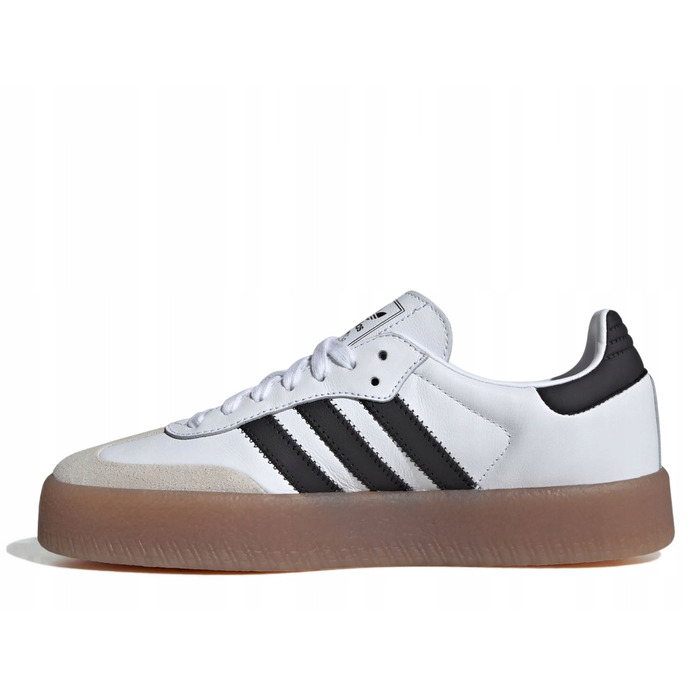 Жіночі кросівки adidas Sambae JI1349 білі, шкіряні, 38 2/3