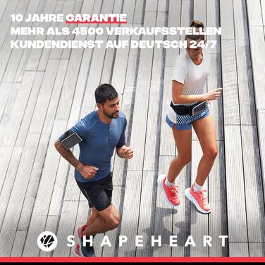 Shapeheart – універсальний спортивний чохол-наплічник для смартфона з магнітним, знімним і водостійким футляром для бігу, фітнесу та туризму, французька інновація