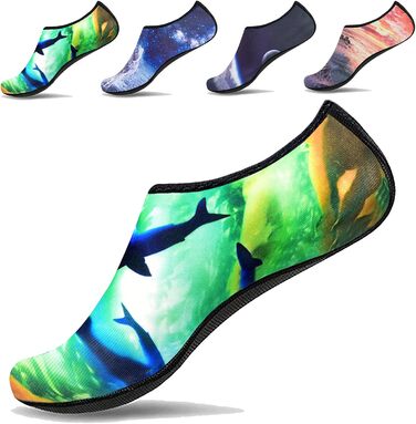Шкарпетки-сланці JackShibo для плавання та водних видів спорту (41/42 EU, 11 Ocean)