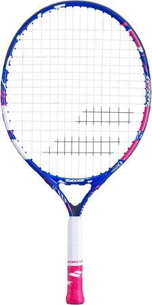 Дитяча тенісна ракетка Babolat B Fly 21, біло-рожева, натягнута, 185 г