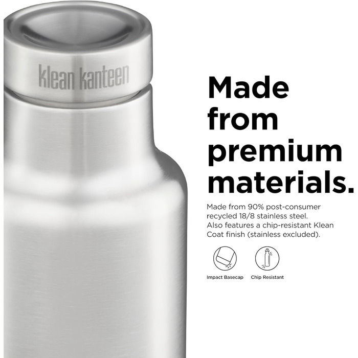 Пляшка для води Klean Kanteen Classic 739 мл нержавіюча сталь