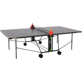 Kettler тенісний стіл K1 Outdoor, складаний, вологостійкий, легкий, чорний, вироблено в Німеччині