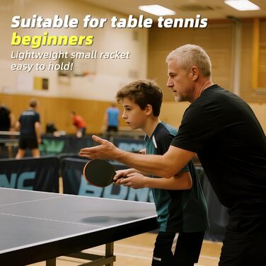Ракетка для настільного тенісу Sportout Pro ITTF, професійна з чохлом для гри в приміщенні та на вулиці