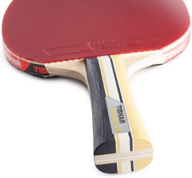 Ракетка для настільного тенісу Tibhar Powercarbon XT, професійна, ITTF, жовта