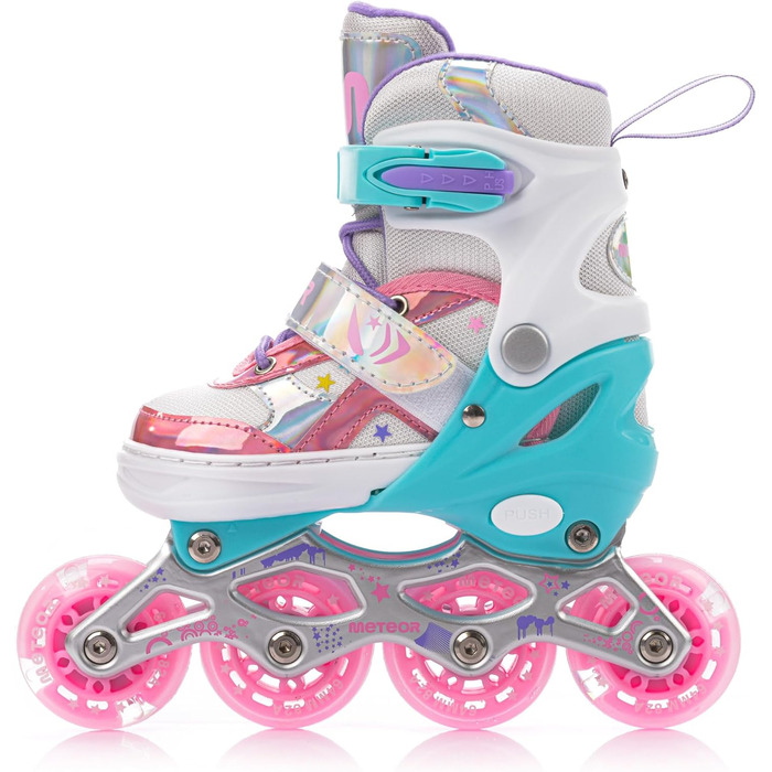 Дитячі ролики M Lunar з LED підсвіткою - регульовані, зручні, для перших спроб катання