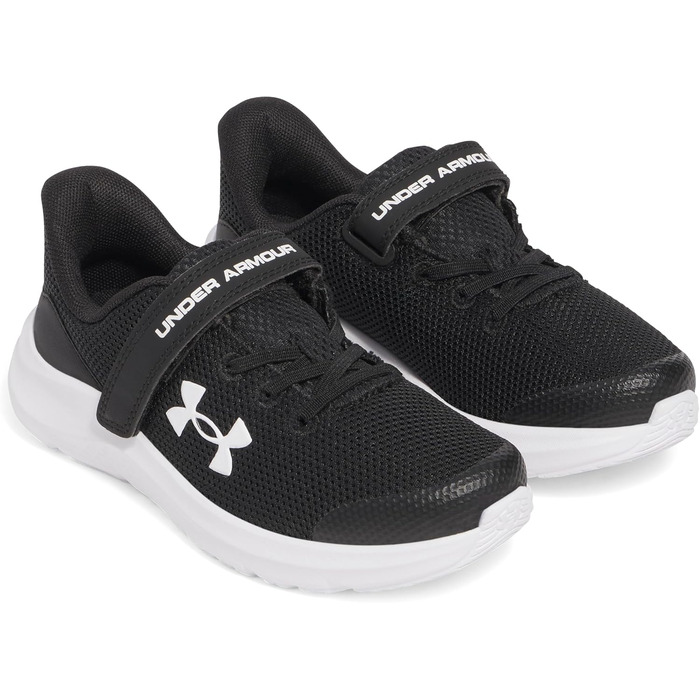 Підлітковий кросівки Under Armour Ua BPS Pursuit 4 Ac, чорний/білий, 34 EU