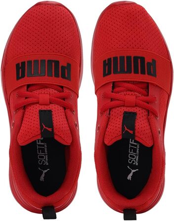 Дитячі кросівки PUMA Wired Run PS - Unisex, 28 EU, High Risk Red/Puma Black