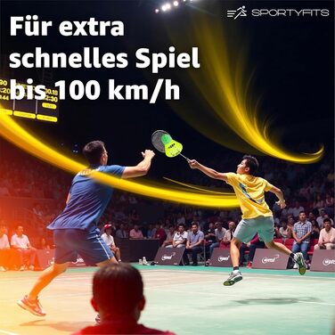Badminton: набір воланчиків для бадмінтона Speedbadminton® (5 шт.) - ідеально для тренувань та змагань
