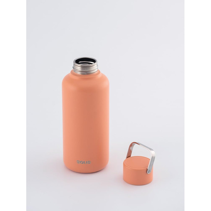 Пляшка для води EQUA Timeless, нержавіюча сталь, 1000 мл, BPA-free, герметична, довговічна, багаторазова, абрикосова