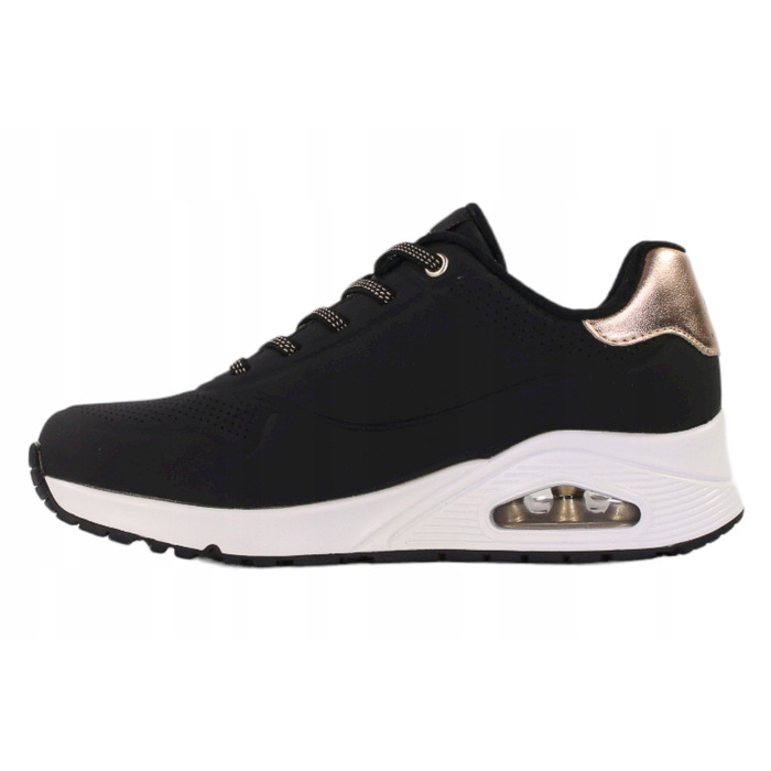 Жіночі кросівки Skechers UNO - SHIMMER 155196-BLK, чорні, 38,5