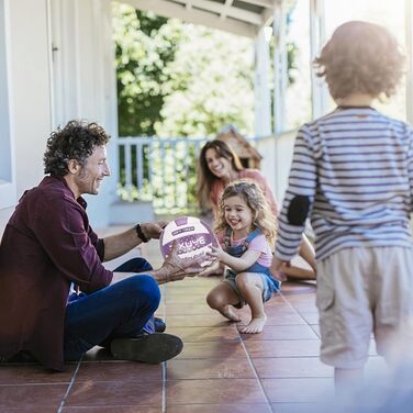 Волейбольні м'ячі PIXUYE, розмір 5, м'які для пляжу та гри, для дітей та дорослих, фіолетовий