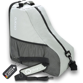 Сумка для ковзанів Otaro – водонепроникна та міцна | Для дітей та дорослих, для роликів та ковзанярського обладнання, сірого кольору