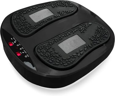 Вібраційна масажна платформа VibroLegs чорна для ніг і стоп з 2 режимами – масажер з вібрацією для розслаблення і покращення кровообігу