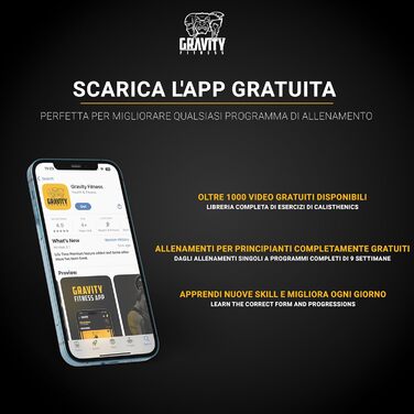 Паралети Gravity Fitness XL, регульовані бруси для калістеніки та домашнього спортзалу, 38 мм ручки для віджимань, L-сіту, підтягувань, міцні турнік-бруси для силових тренувань