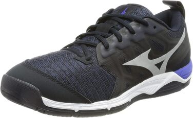 Волейбольне взуття Mizuno Wave Supersonic 2 для чоловіків, білий, синій, фіолетовий (38 EU)