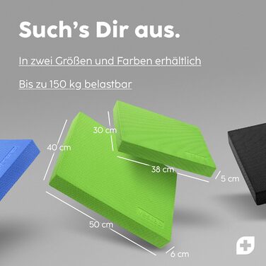Баланс-пад Vesta+ Balance Pad XXL з додатком, тренувальний килимок для рівноваги, фізіотерапія, фітнес, зелений